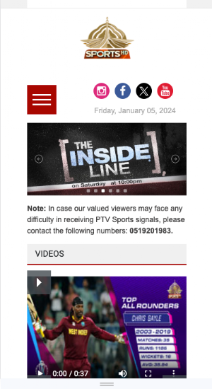 PTV Sports Live Screenshot 0