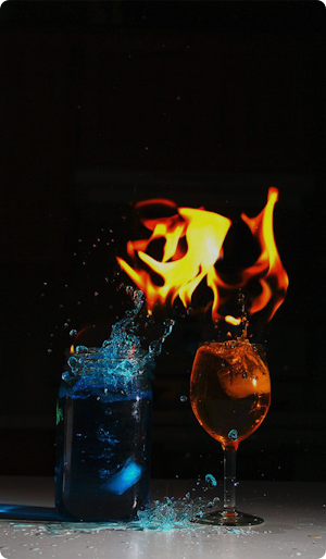 Fire and Water Wallpaper Screenshot 2