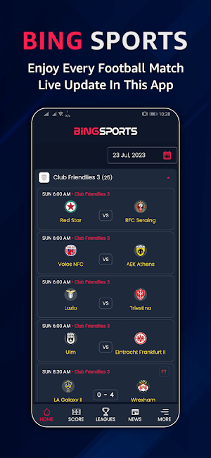 Bingsport - Soccer Live Screenshot 0