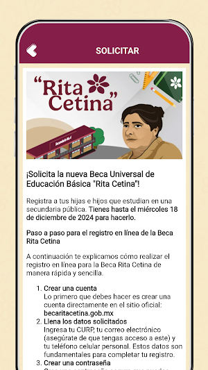 Rita Cetina Info App Screenshot 1