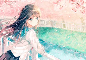 Anime Girl Wallpaper HD Screenshot 1