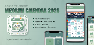 Mizoram Calendar 2026 Screenshot 0