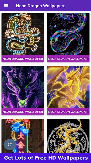 Neon Dragon wallpaper 4K Screenshot 0