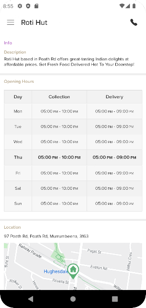 Roti Hut Screenshot 3