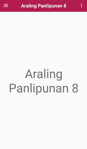 Araling Panlipunan 8 Screenshot 0