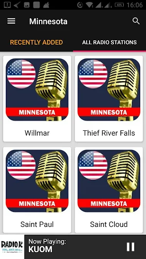 Minnesota Radio Stations - USA Screenshot 2