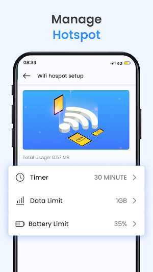 WiFi Hotspot - Speed test & QR Screenshot 1
