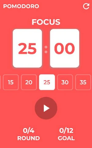 POMODORO Screenshot 1