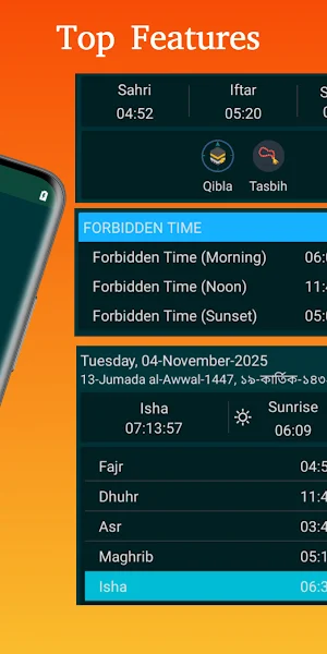 Muslim: Prayer Quran and Dua Screenshot 1
