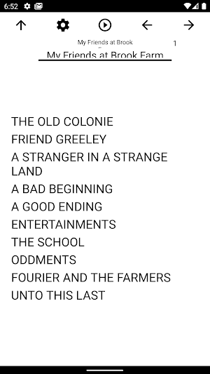 Book, My Friends at Brook Farm Screenshot 0