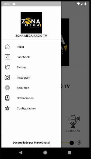 Radio Zona Mega Screenshot 3