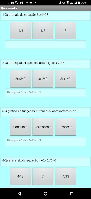 Equação do primeiro grau Screenshot 3