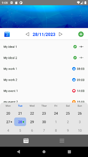 CEO Calendar Screenshot 2
