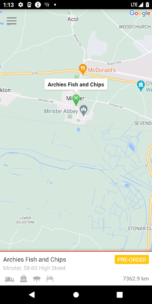 Archies Fish and Chips Minster Screenshot 1