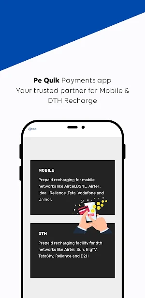 PeQuik-Recharge App Screenshot 1