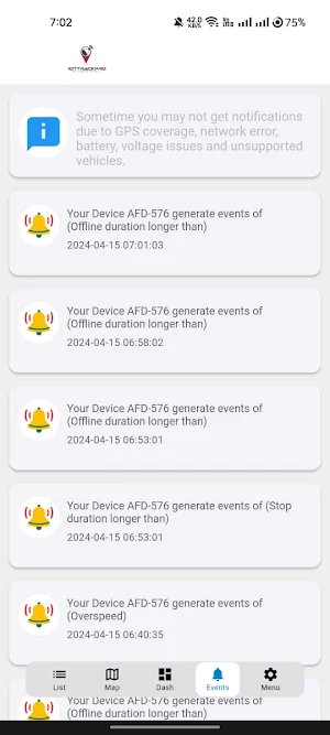 IOT TRACKER Screenshot 3
