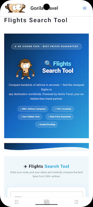 Gorila Travel Screenshot 1