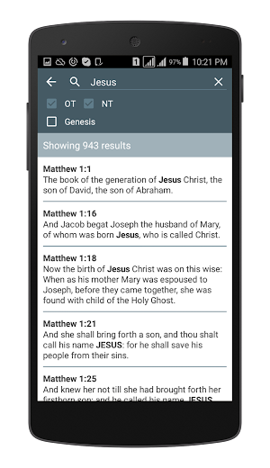 KJV Bible with Apocrypha Screenshot 3