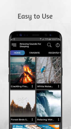 Relaxing Sounds for Sleeping Screenshot 1