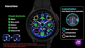 JW076 jwstudio watchface Screenshot 2
