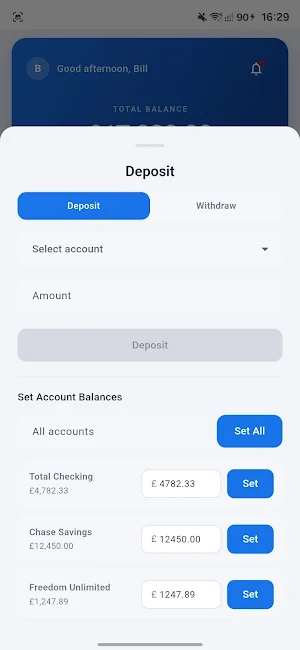 Flex - Bank App Simulator Screenshot 2