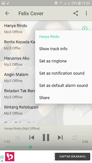 Lagu Kenangan Cover Felix Screenshot 3