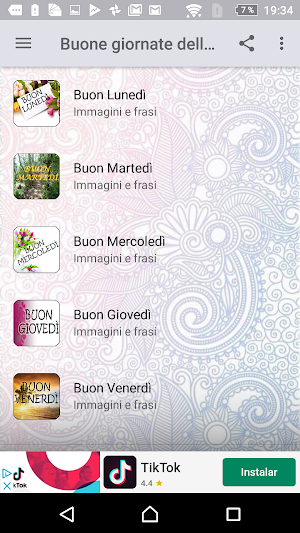Buone giornate della settimana immagini Screenshot 0
