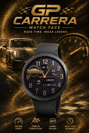 GP Carrera: Premium Watch Face Screenshot 1