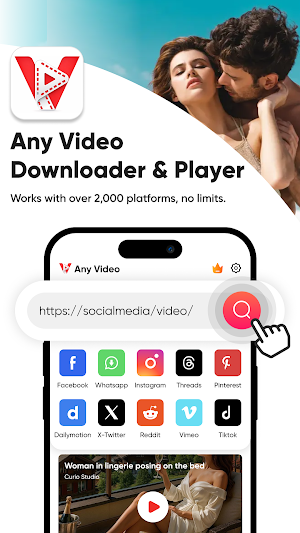 Any Video Downloader & Player Screenshot 0