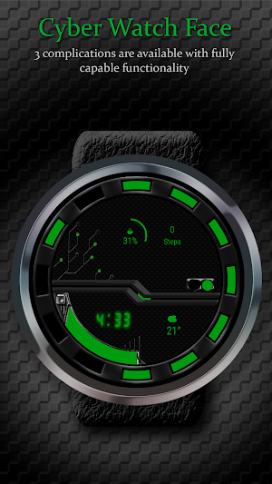Digital Watch Face: Cyber Screenshot 2