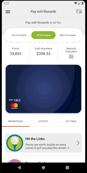 Pay with Rewards Screenshot 1