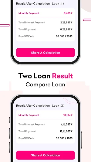 LoanStar - Loan EMI Calculator Screenshot 3
