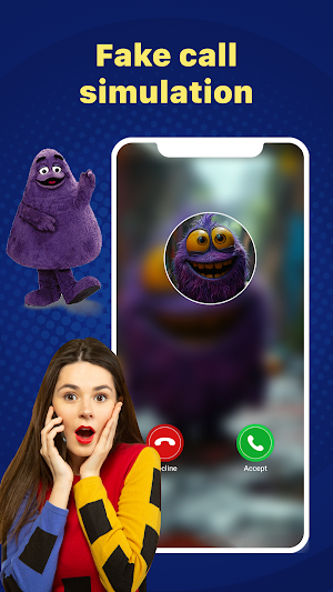 Grimace Call Sim: Audio|Video Screenshot 3