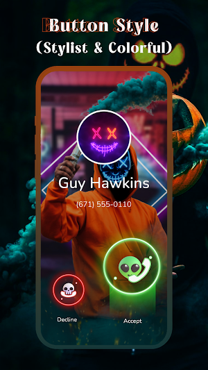 Color Phone Call Screen Theme Screenshot 2