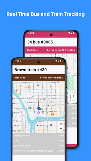 Chicago Train & Bus (CTA) Screenshot 1