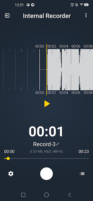 Internal Sound Recorder Audio Screenshot 3