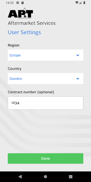 AP&T Aftermarket Services Screenshot 1