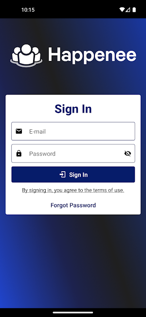 Happenee Service App Screenshot 0