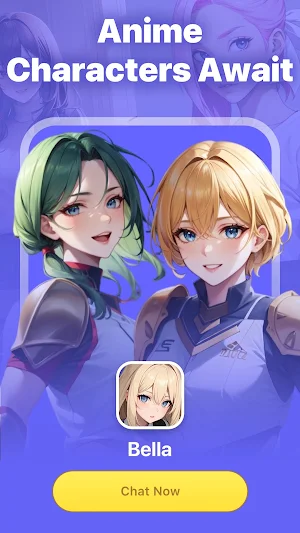 Bella: Anime Characters Chat Screenshot 0