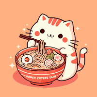 Ramen-Loving Cat Theme +HOME