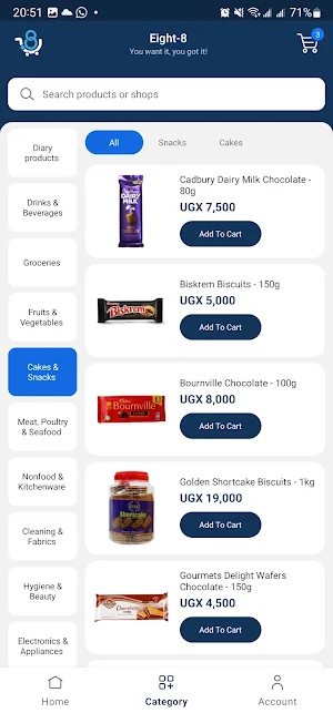Eight To 8: Nearby Shopping Screenshot 1