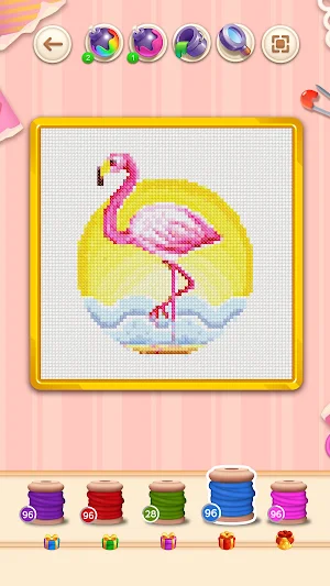 Craft Cross Stitch: Pixel Art Screenshot 0