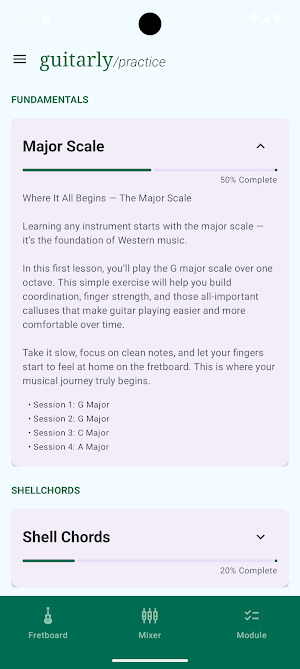 Guitarly Practice: Learn Screenshot 3