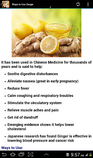 Uses & Benefits of Ginger Root Screenshot 2