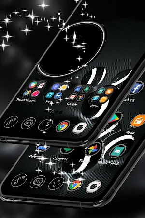 Launcher Black Theme screenshot 3
