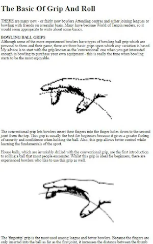 Bowling Tutorial Screenshot 2