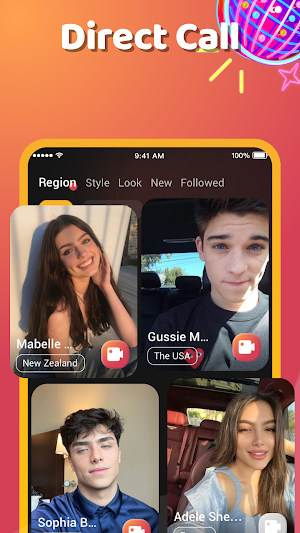 Golive-random video chat Screenshot 1