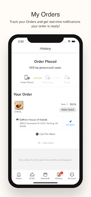 Saffron Halal Spot Screenshot 2