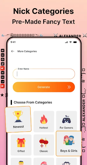 Nickfinder: Stylish Name Maker Screenshot 3