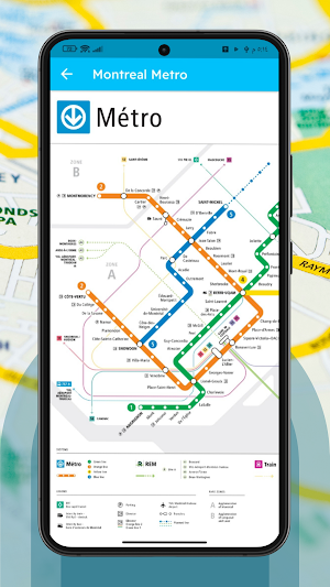 Montreal Subway Map Offline Screenshot 0